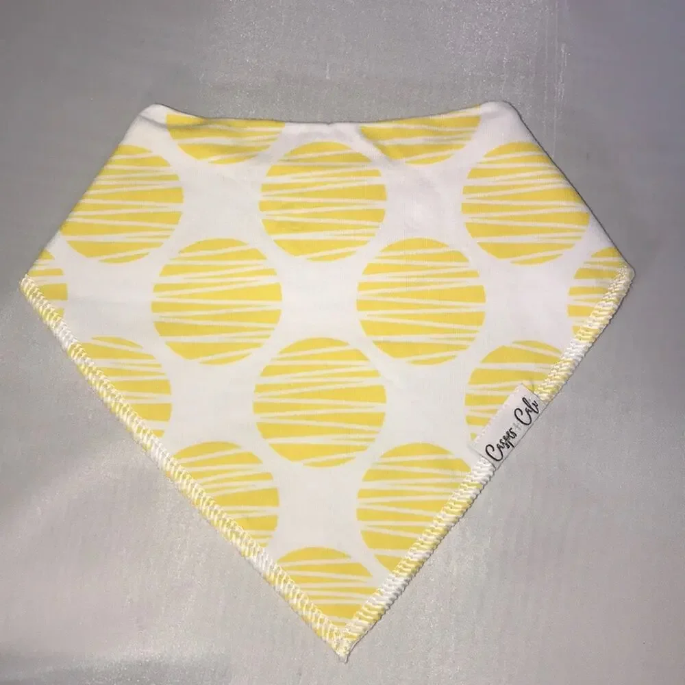 Casper & Cali 4 Organic Baby Girl Bandana Bibs NWT